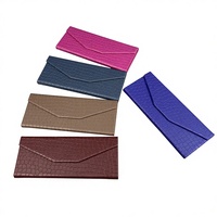 Fabricant de lunettes de soleil personnalisées - Pochette pour lunettes de soleil colorées, étui à lunettes triangulaire pliable, accessoires pour lunettes