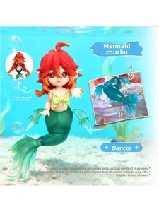 Venta al por mayor: Colección de figuras de PVC BJD <span class=keywords><strong>Chuchu</strong></span> Sirena auténticas en caja sorpresa, regalo festivo, exhibición de productos, 6 piezas/set - Product Image 2