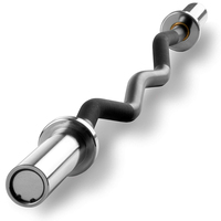 Barre EZ Curl de 47 pouces pour les curls biceps et les extensions triceps