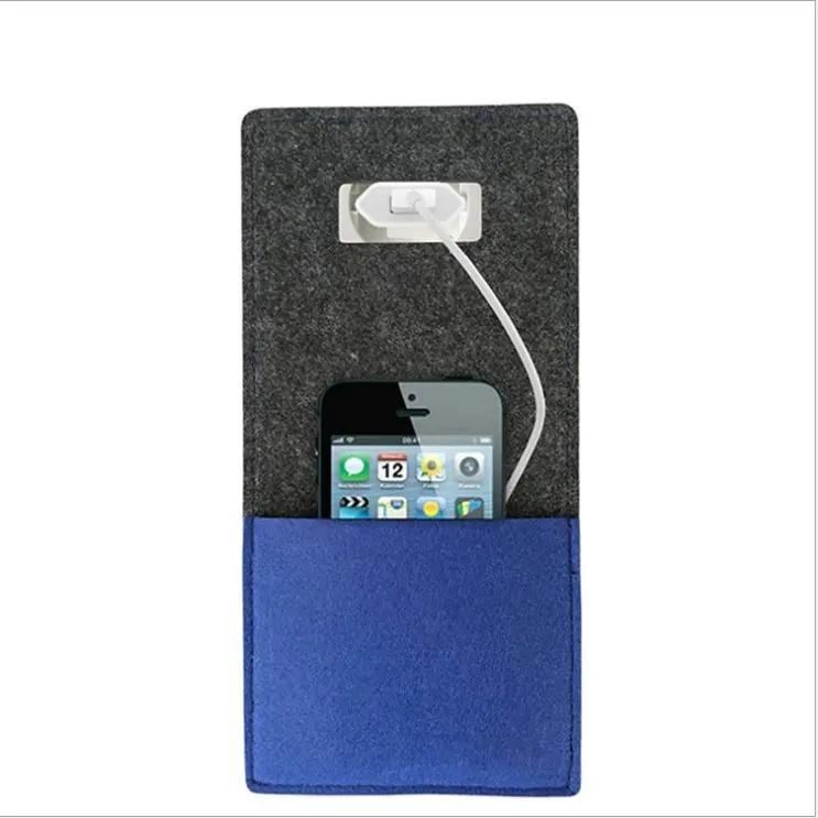 الأخضر اللون حزام الحقيبة للجوال بطاقة الصوف محفظة لطيف ورأى هاتف محمول حقيبة مع جودة عالية