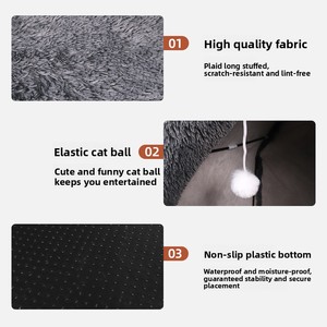 बड़े कुत्तों के लिए उपयुक्त अतिरिक्त-बड़ी क्षमता आरामदायक और गर्म पालतू बिस्तर बहु-कार्यात्मक फोल्डेबल पालतू बिस्तर - Product Image 4