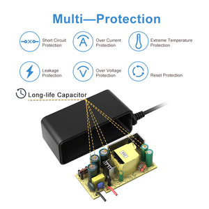 Enchufe de pared argentino 12 V DC fuente de alimentación 5A adaptador de CA 12 voltios 5 Amp para tira de luz LED <span class=keywords><strong>CCTV</strong></span> cámara de seguridad altavoz enrutador - Product Image 5