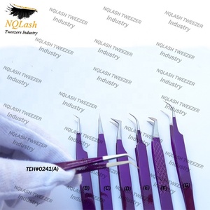 NQLASH — pincettes pour les extensions de cils, incurvées, différentes couleurs, de qualité supérieure, pour Volume, beauté des yeux - Product Image 3