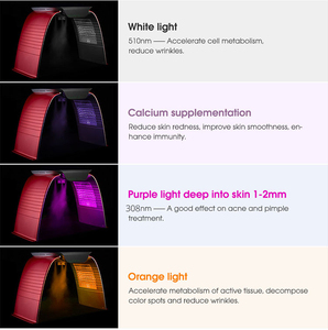 Apparecchiatura per Terapia con Luci LED, Macchina per Terapia Facciale con Compressione Calda e Integratore di Calcio - Product Image 4
