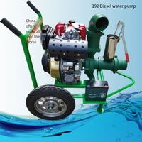 La pompe à eau portable de 4 pouces est une unité intégrée pour l'irrigation agricole, le pompage d'eau et le drainage des inondations.