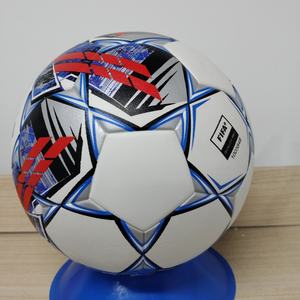 Balón de Fútbol Personalizado de Alta Calidad, con Espejo Azul, de Cuero PU, Tamaño 5, para Entrenamiento Profesional en Interiores/Exteriores - Product Image 2