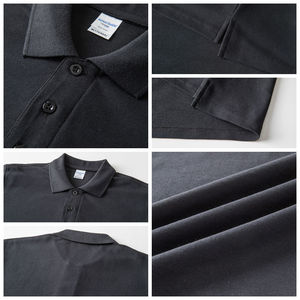 广州夏装男士230GSM抗皱定制批发背心高尔夫t恤 - Product Image 2