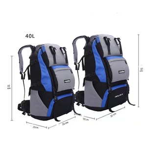 Vente en gros Extérieur Imperméable Grand <span class=keywords><strong>Sac</strong></span> de voyage léger de qualité supérieure 40L <span class=keywords><strong>50L</strong></span> pour le camping <span class=keywords><strong>Sac</strong></span> <span class=keywords><strong>à</strong></span> <span class=keywords><strong>dos</strong></span> pour le camping des femmes et des hommes - Product Image 2