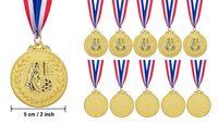 Médailles personnalisées Médailles Football Running Rugby Baseball Football Métal Sports Médaille d'or Ruban Sport Trophées et médailles vierges