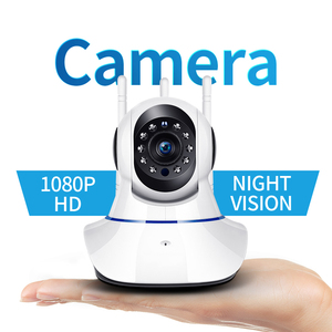 Camera mạng trong nhà wifi 1080p đầy đủ màu sắc tầm nhìn ban đêm phát hiện chuyển động âm thanh hai chiều PTZ CMOS cảm biến lưu trữ dữ liệu đám mây - Product Image 3