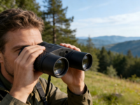 Jumelles télémètre laser de chasse 10x42 avec portée de mesure de 1500 m
