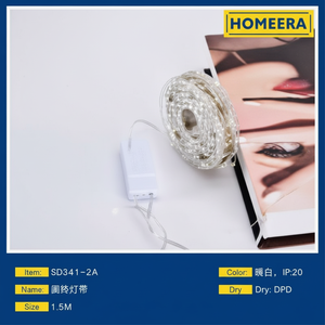 Filo di rame luci a LED 50M 110V filo d'argento IP67 Rating luce bianca materiale PVC Per giardino all'ingrosso 60 scatole Per cartone - Product Image 1