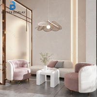 Décoration Moderne et Aménagement de Salons de Beauté, Mobilier de Salon de Coiffure, Poste Miroir de Barbier et Comptoir de Réception Personnalisé