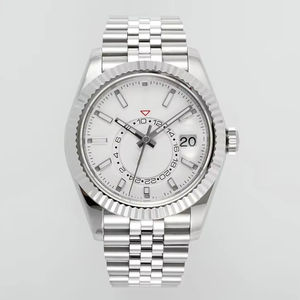 Mejor calidad mecánico impermeable 42mm ZF fábrica 2824 movimiento 326934 904l acero multifunción reloj Jubilee Correa - Product Image 1