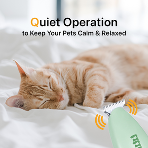 LILIPRO PT206 cortadora de patas de perro inalámbrica profesional 2 velocidades silenciosa Piel de mascota recortadora de orejas recargable USB gato producto de aseo del pelo - Product Image 3