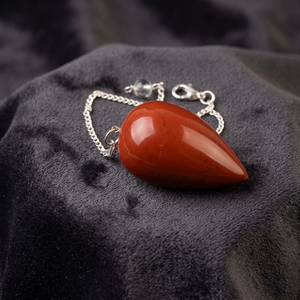 รับสีแดงแจสเปอร์หยดPendulums | สีแดงแจสเปอร์วางPendulumsขาย | สีแดงแจสเปอร์วางPendulums - Product Image 4