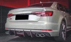 Kit de Carrocería de Fibra de Carbono Real para Audi A4 S4 B9 2017 2018 2019, Incluye Alerón Delantero, Difusor Trasero y Alerones Laterales - Product Image 5
