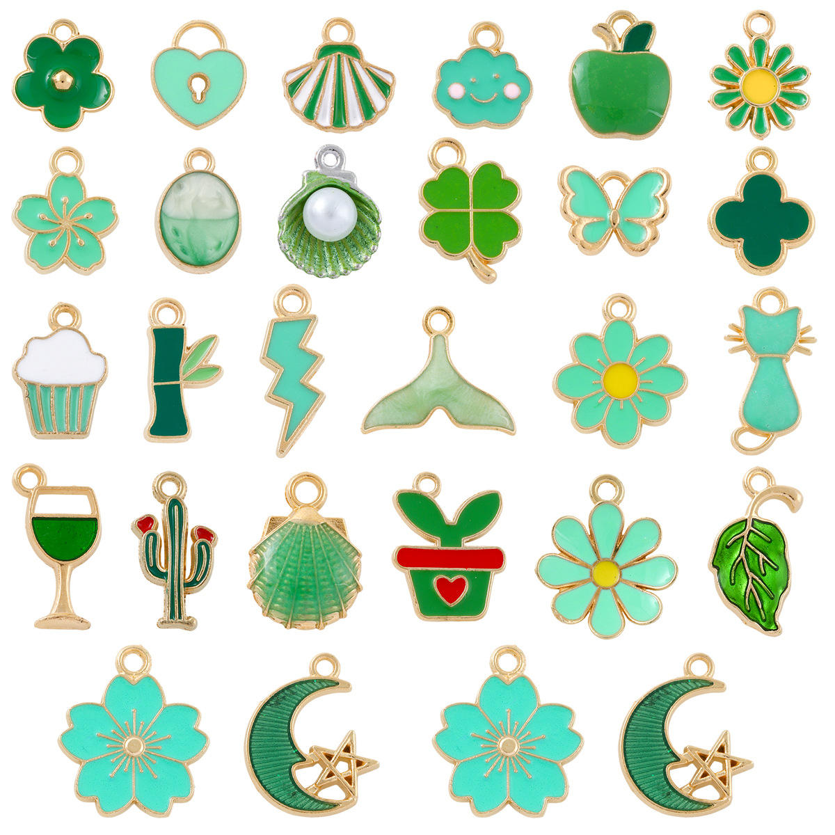 Green 20 styles mixed pack