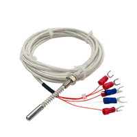 Shielded Metal Probe Temperature Sensor Industrial Use Anti Interference Design for Equipment Temperature Monitoring Detection