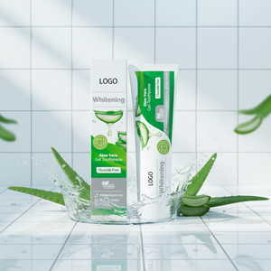 Pasta Dental de <span class=keywords><strong>Aloe</strong></span> <span class=keywords><strong>Vera</strong></span> Orgánica Sin Flúor, Más Vendida, para Blanquear los Dientes y Refrescar el Aliento; Personalizable <span class=keywords><strong>con</strong></span> Logotipo - Product Image 3