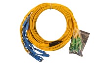 Cable de Conexión de Fibra Óptica LC/APC FTTH, Cable de Puente de 90 Grados, 3 m, Cable de Conexión Interior FC