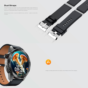 Infinix XWatch N5PRO-AMOLED Display Android OS Leather Band Wireless Charging AI Voice Assistant Fitness & Sleep Tracker - Product Image 6