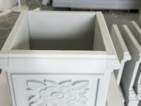 Socle en céramique mousse de style européen classique, base de statue de jardin, colonne romaine, plinthe pour pot de fleurs, pour décoration intérieure et extérieure