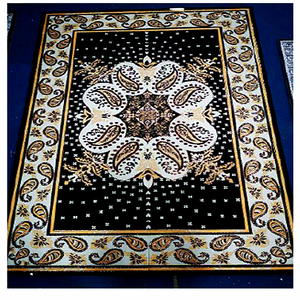 Parqué de flores 6 en 1, suelo de porcelana de cristal dorado pulido, Alfombra de cerámica, medallón, azulejos, precio 1600x1600 1600x3200mm - Product Image 2