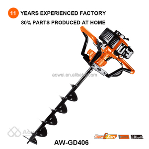 Nieuw Ontwerp Benzine Gas Aangedreven Aarde Vijzel <span class=keywords><strong>3</strong></span> Bits 2 Slag Paalgat Graafmachine Grondboor - Product Image 2