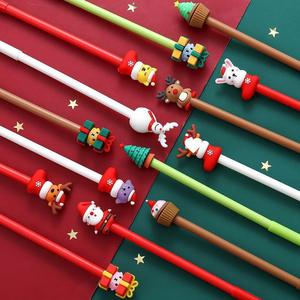 Giáng Sinh Nhân Vật Dễ Thương Phim Hoạt Hình Màu Đen Gel Mực Bút Kawaii Bút Cho Sinh Nhật Hiện Tại Trường Giải Thưởng Sinh Viên Quà Tặng Trẻ Em Bút - Product Image 4