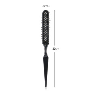 Cepillo de aire de 3 filas con colilla de ratón, peine profesional para peinar el cabello hacia atrás, herramienta de estilismo para salón y peinados recogidos - Product Image 5