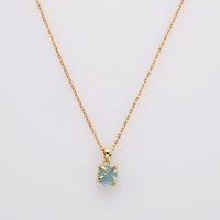 Collier en cristal naturel irrégulier brut, bijoux délicats en argent sterling 925, collier en pierre précieuse de naissance pour femme