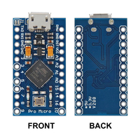 Microcontrolador Pro Micro Atmega32U4 de 16MHz y 5V con Bootloader, Placa de Desarrollo IDE Micro USB Compatible con Arduino