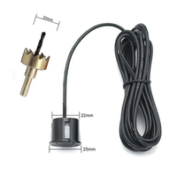 Kit de capteurs de stationnement étanche 12-24V à 6 capteurs avec avertisseur sonore de sécurité et écran LCD, ensemble combiné à technologie AHD