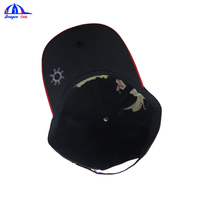 Cappellino da Baseball Personalizzato con Ricamo Drago e Luce LED, Cappello Sportivo da Esterno a 6 Pannelli Regolabile per Sicurezza Notturna