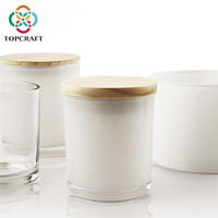 Pots de bougies avec lèvres en bois et couleurs, vente en gros, pièces, décorations de mariage, maison, disponible en plusieurs tailles