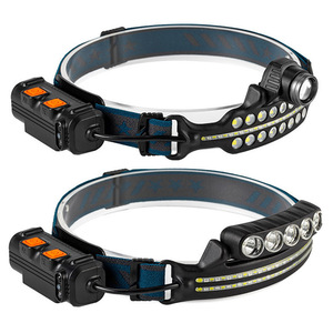 Linterna Frontal LED Recargable de 1200 mAh, Tipo C, para Correr al Aire Libre, Pesca, Fuente de Luz Roja y Blanca - Product Image 2