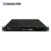 Zunsia 11ème génération Core I3 I5 I7 1U châssis de serveur en rack 6 Lan 2 * PSU DDR4 M.2 SSD Pfsense pare-feu appareil Mini PC 1u boîtier de serveur