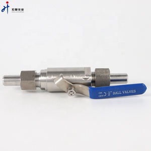 Bille en acier inoxydable avec filetage NPT mâle pour gaz, haute performance HJQ21F, vente en gros - Product Image 6