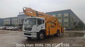 DONGFENG 26m Plataforma aérea Camión elevador de cubo de pluma plegable hidráulica Camión de gran altitud - Product Image 5