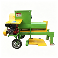 Machine à ensiler portable pour ferme familiale, ensileuse de fourrage, machine à emballer le maïs, la paille, l'herbe et le foin, compacteur de fourrage