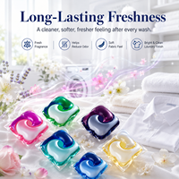 Échantillons Gratuits JIETI – Capsules de Lessive Concentrée Double Couche 20g – Nettoyage en Profondeur et Élimination des Taches – Fabricant OEM ODM