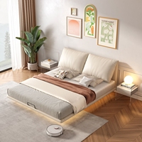 Lit suspendu Offre Spéciale 2023 Nouveau lit double design en tissu Hi-Tech Ensemble de lit confort 1.8m Ensemble de lit king moderne de luxe simple et léger