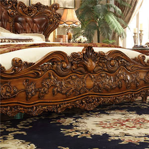 Stile europeo di lusso <span class=keywords><strong>letto</strong></span> <span class=keywords><strong>matrimoniale</strong></span> tutto in <span class=keywords><strong>legno</strong></span> massello intagliato per Villa camera da <span class=keywords><strong>letto</strong></span> <span class=keywords><strong>matrimoniale</strong></span> antico lusso camera da <span class=keywords><strong>letto</strong></span> mobili appartamento Hotel - Product Image 2