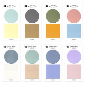 Transparent Sticky Notes Special Shape Morandi Stationery Memo <b>Pad</b> School Supplies Colorful - Product Image 1