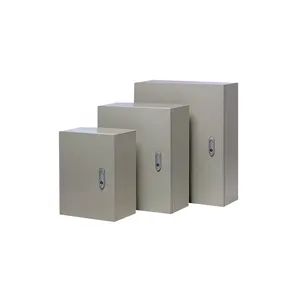 Boîte de jonction ZCEBOX personnalisée en acier, boîte de Distribution électrique, grande en acier inoxydable, étanche, IP66