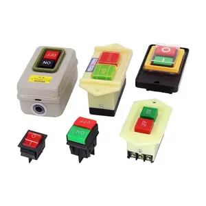 Iron Shell Start Stop button BS216B three-phase power button power control switch