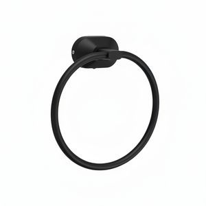 Barras de sujeción de toallas recubiertas de Color negro clásico elegante para baño, baño, uso en el hogar, Hotel, toallero, barras - Product Image 1