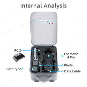 กระเป๋าเป้สะพายหลังเดินทางแบบพกพาสำหรับ DJI RC 2กระเป๋าสะพายไหล่สำหรับ DJI Mavic 4 Pro อุปกรณ์เสริมโดรน - Product Image 6