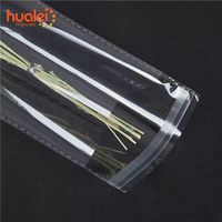 Sac d'emballage d'art auto-adhésif Transparent de haute qualité avec carte d'en-tête suspendue sacs d'emballage transparents en plastique auto-scellants